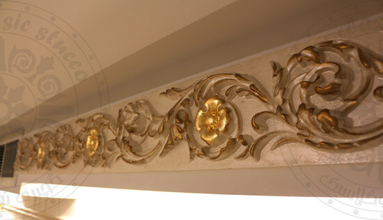 گچبری پیش ساخته دیوار