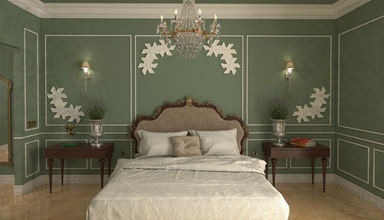 گچبری پیش ساخته دیوار