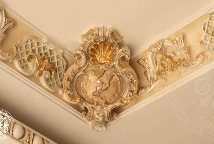 گچبری پیش ساخته گلویی